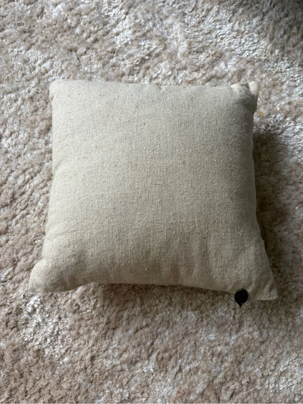 Pier 1 Festive 'Days Until Santa' Countdown Pillow in Red, Green, Black, Beige